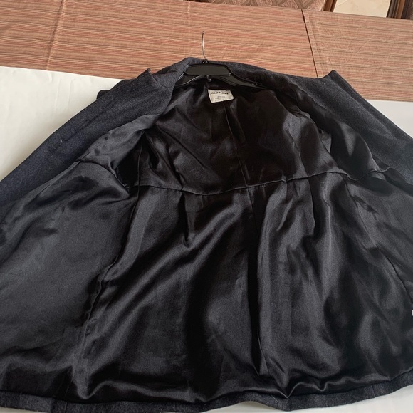 OLD NAVY NWOT wool blend dark grey coat Size Small - Picture 8 of 13